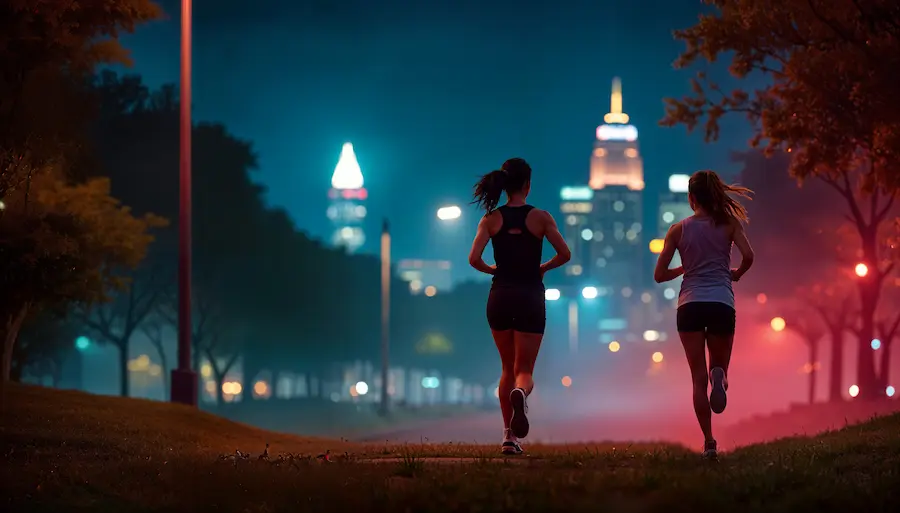 corredores entrenando para la carrera
Night Race 10K en Bogotá