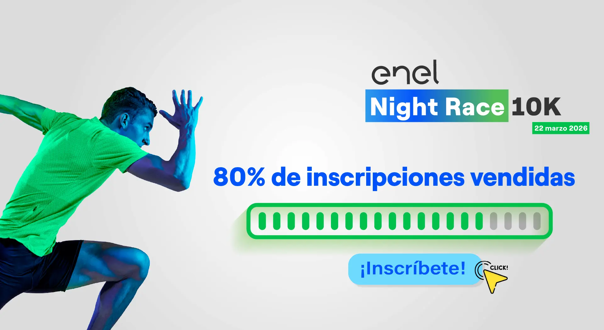 Las inscripciones se agotan Enel Night Race 10K