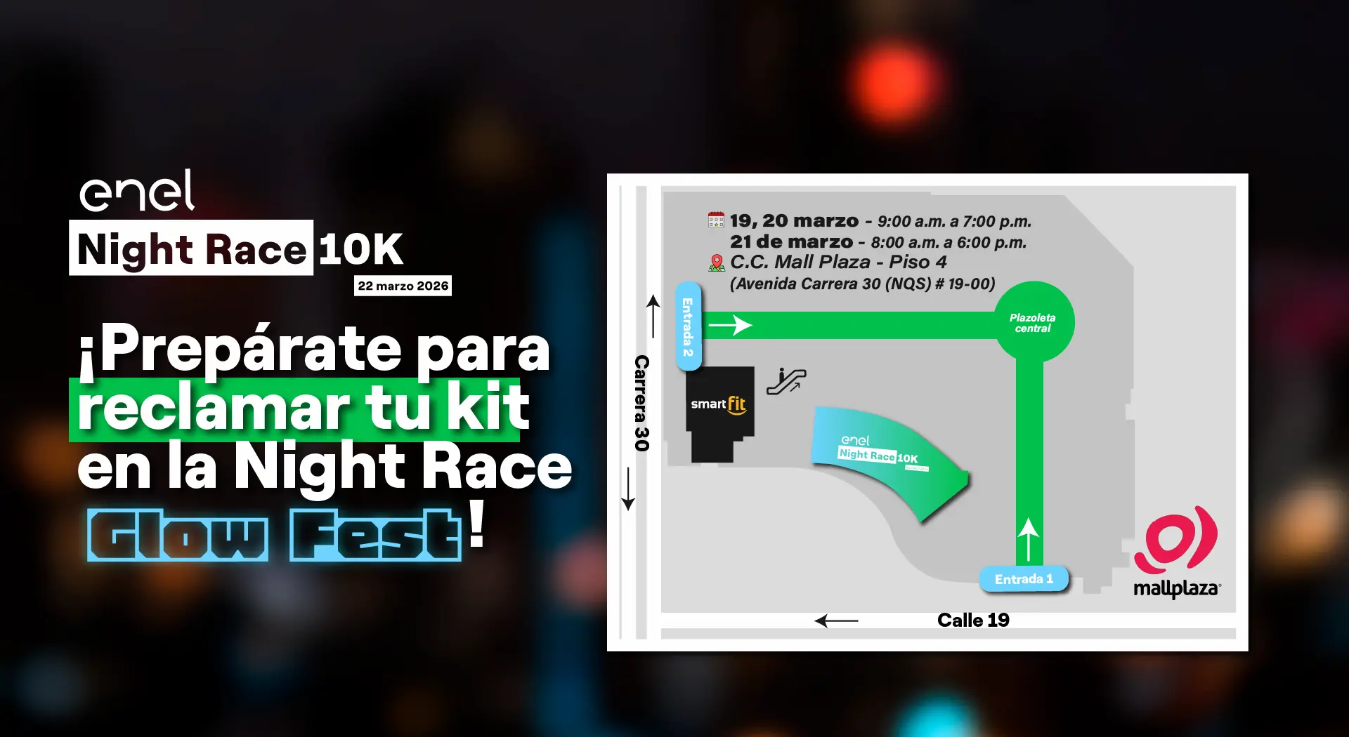 Entrega de kits Enel Night Race 10K 2026